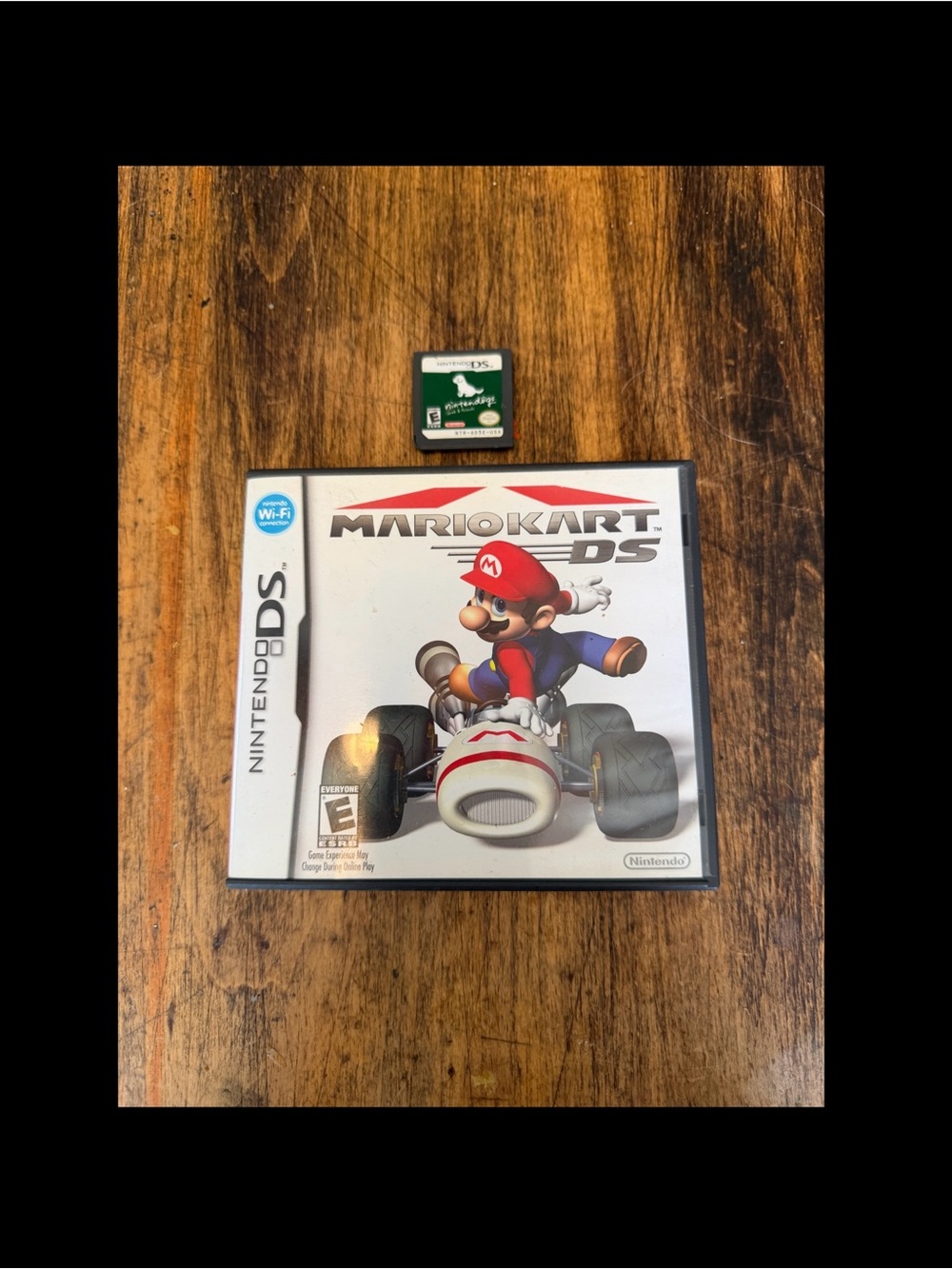 2 Nintendo DS Game Cartridges Mario Kart DS & Nintendogs: Lab & Friends